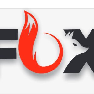 sticker logo fox
