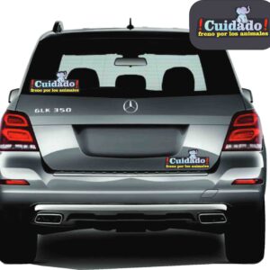 sticker freno por animales
